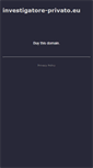 Mobile Screenshot of investigatore-privato.eu